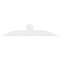 Ekena Millwork Portland Architectural Grade PVC Gable Bracket, 60"W x 12 1/2"H x 2"D x 6"F, 5/12 Pitch GBP060X13X0206POR00 - alternate 2